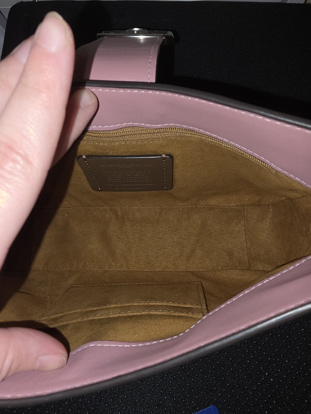 Coach Pink Leather Shoulder Bag with Matching Wallet - Picture 15 of 16